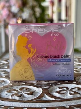 The Crème Shop x Disney Princess Belle Crème Blush Balm Enchanted Rose